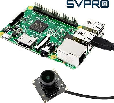 SVPRO 1080P Low Light USB Camera Module, 0.0001 Lux Starlight Webcam Board, M16 Lens, F1.0, 110 Degree Wide Angle Without Distortion, USB Plug & Play for Windows, Linux, Android, MacOS