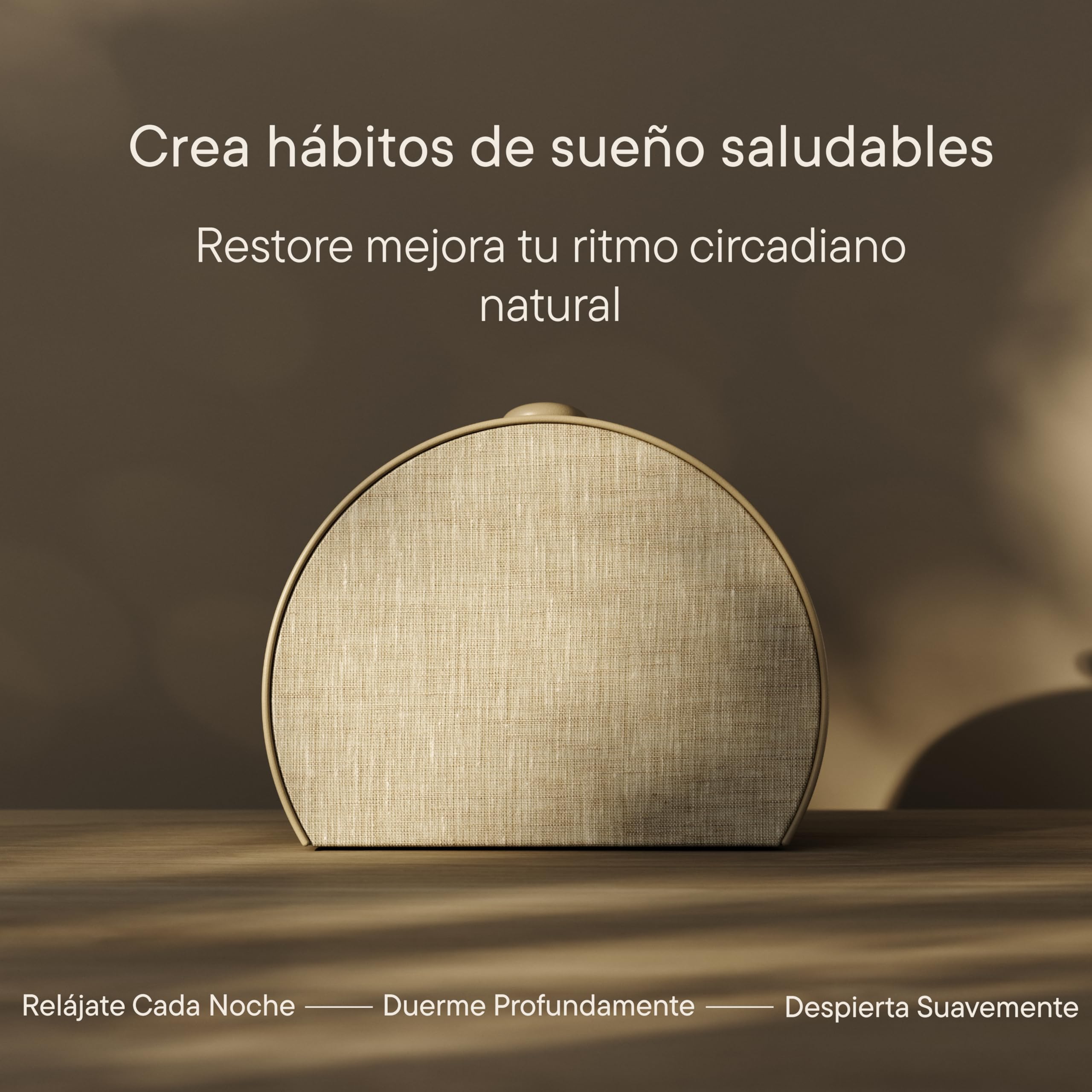 Hatch Restore 3 Despertador Amanecer y Despertador Solar con máquina de Sonido y luz Inteligente – Ruido Blanco, Rutina de sueño sin Pantallas
