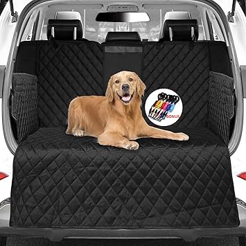 HelloTree Dog Cargo Liner Waterproof Pet Trunk Cover Car Trunk Protector Non-Slip Cargo Protector Dog Seat Cover for Universal Cars and SUV - 73