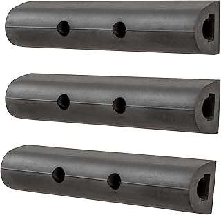 LUVERNE 2090615-3 10-Inch Universal Rubber Bumper Guard Protector Strips Loading Dock Rear Fender Pad Bump Stop