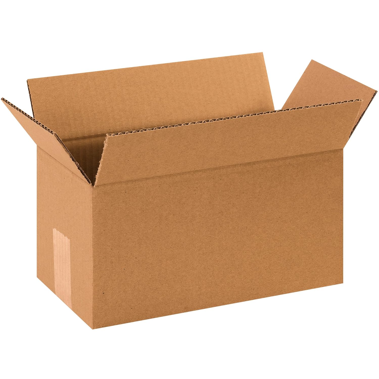BOX USA 25 Pack of Heavy-Duty Corrugated Cardboard Boxes, 12" L x 6" W x 6" H, Kraft, Shipping, Packing and Moving