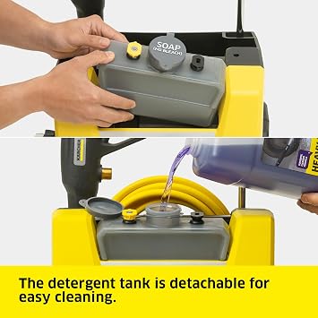 Karcher Pressure Washer K1800PS Cube, CETA Certified, 3 Spray Nozzles, Detergent Tank, for Cars, Driveways, Siding, Patios, 1.2 max. GPM