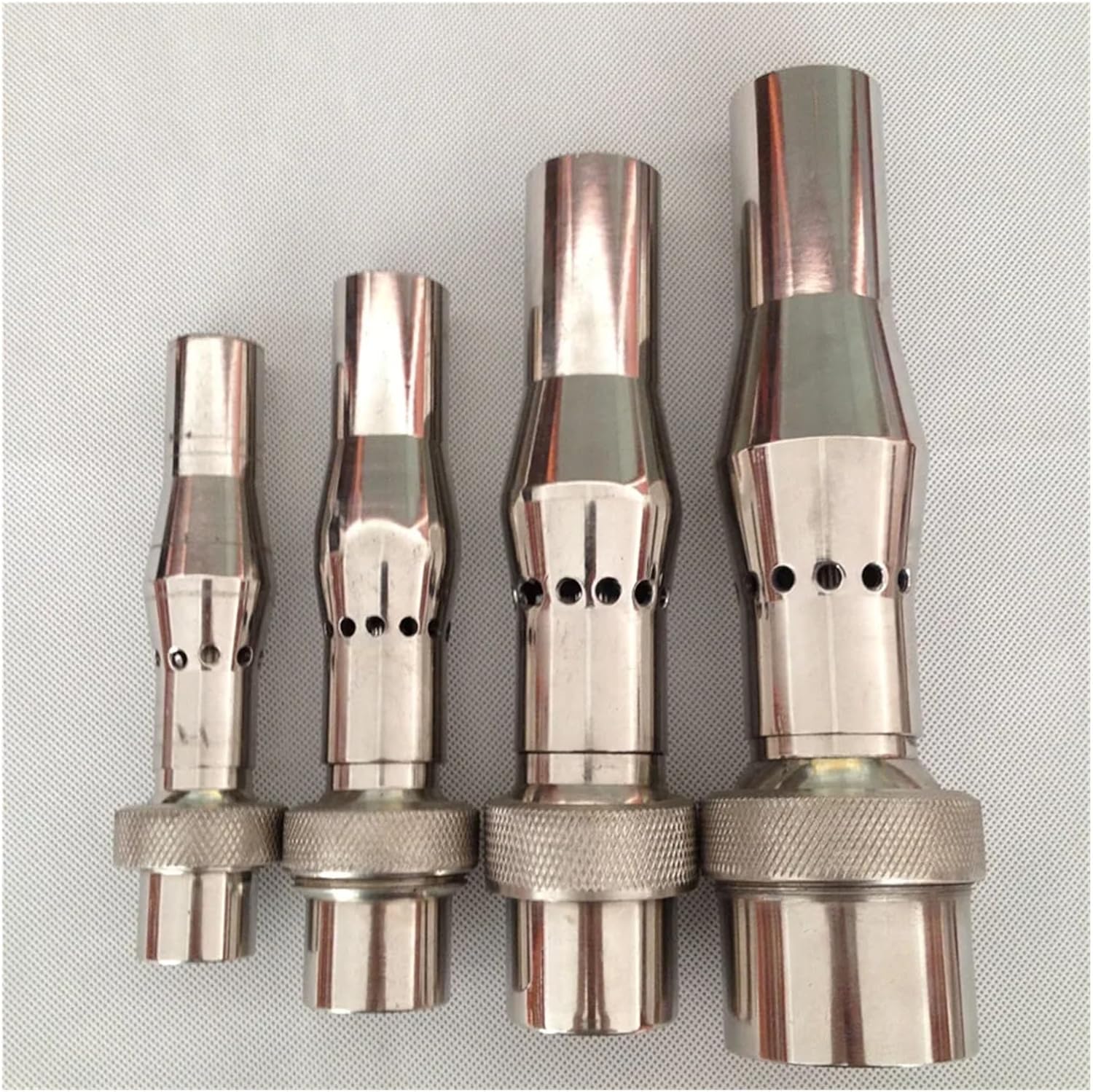 Fountain Nozzle 1/2" 3/4" 1" Pool Jet Nozzles Brass Stainless Steel Manifold Air Added Bubbling Floating Fountain Nozzles Pond Fountain Head(1.5 (304 SS))