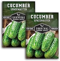 Vista 11 de Semillas de pepino Spacemaster para plantar Variedad compacta autóctona sin OMG para jardines de espacios pequeños – Semillas de jardín