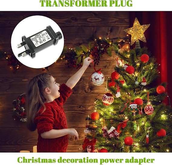 31V 6W Transformer Plug LED Driver IP20 Power Supply Adapter with Timer 8 Models for Christmas Lights Flashing Lights Fairy Lights Icicle Lights Net Lights