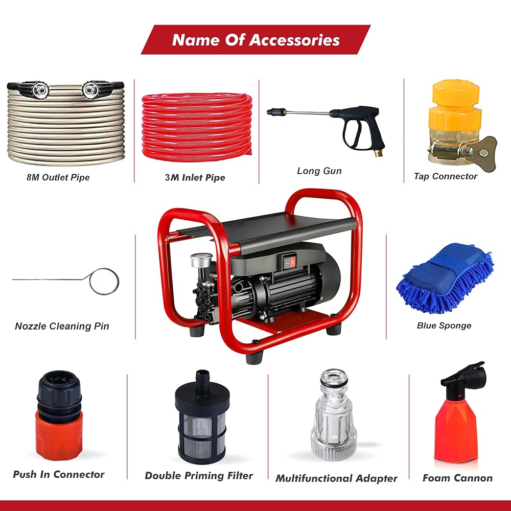 TEXUM CPW 1 Commercial Portable high Pressure Car Washer Machine for