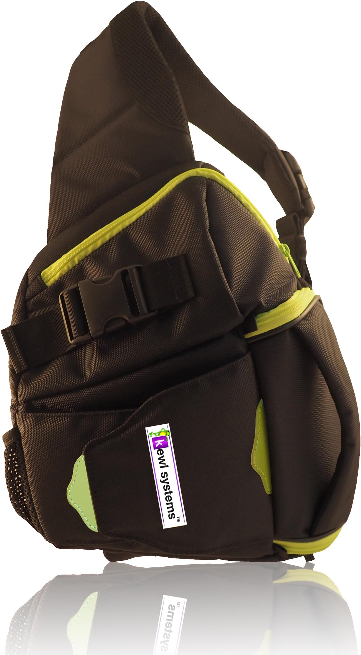 Camera Sling Bag by Kewl Systems – Padded Camera Messenger Bag – Compact Black Camera Backpack