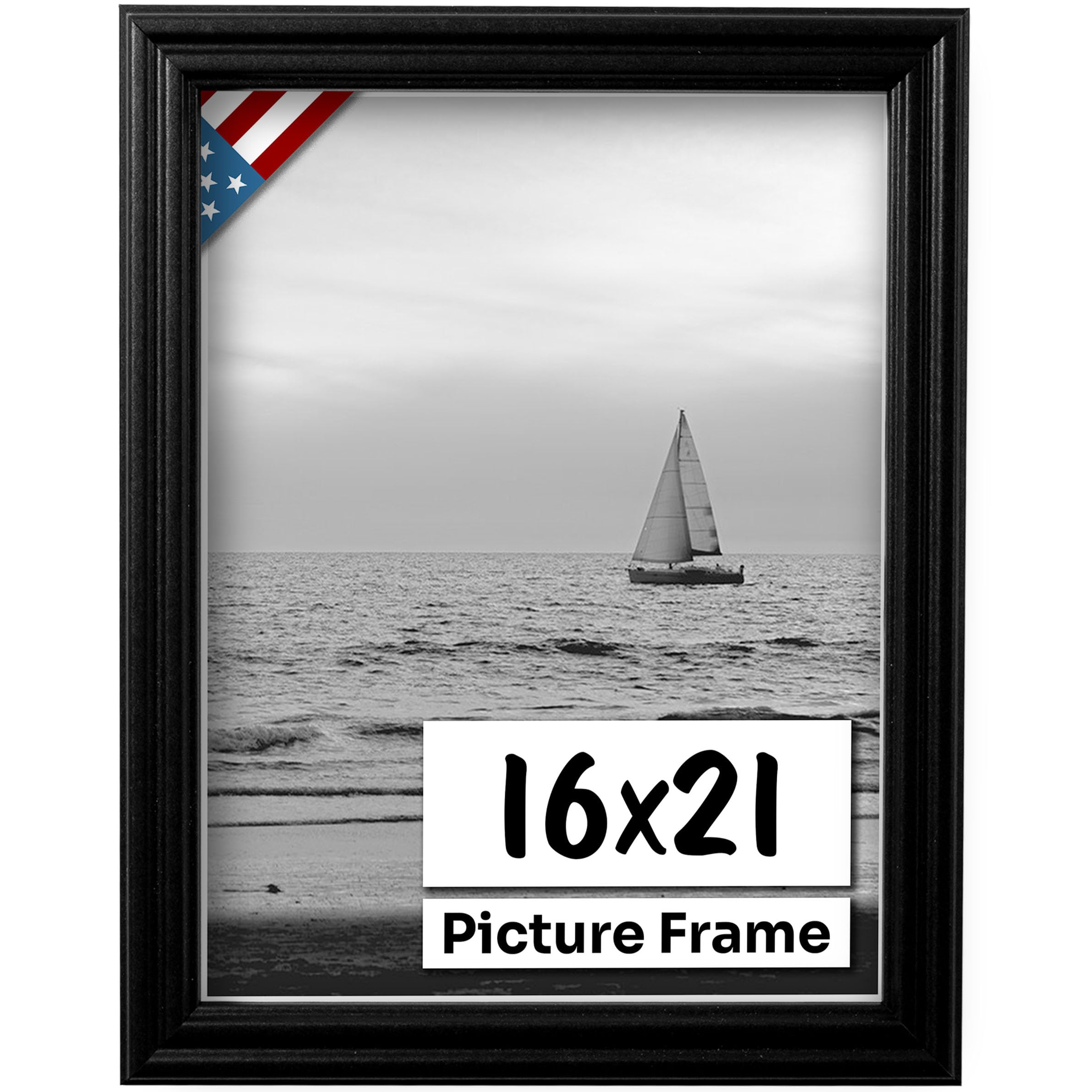 Amazon.com - US Art Black 16x21 Picture Frame .75