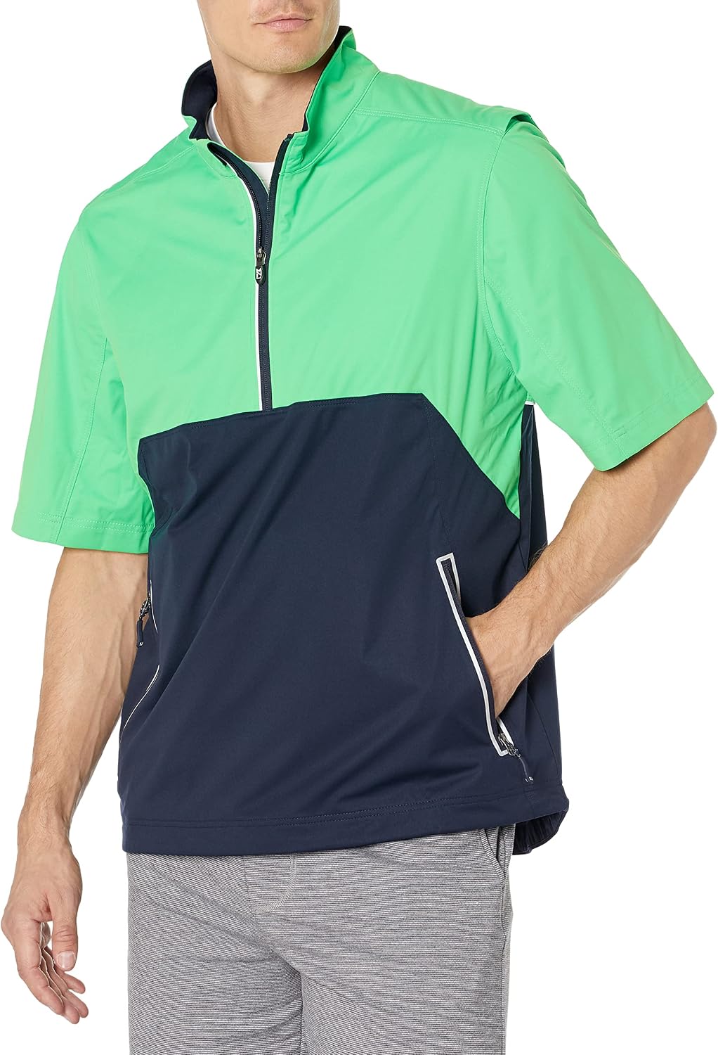 Short Sleeve Half Zip Pullover 