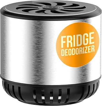 ZARPAX Refrigerator Deodorizer - Single Pack - Fridge Smell Eliminator Lasts for 10 Years -18ft3 Capacity Strong Fridge Odor Absorber, Eliminator & Air Purifier - More Effective Than Baking Soda
