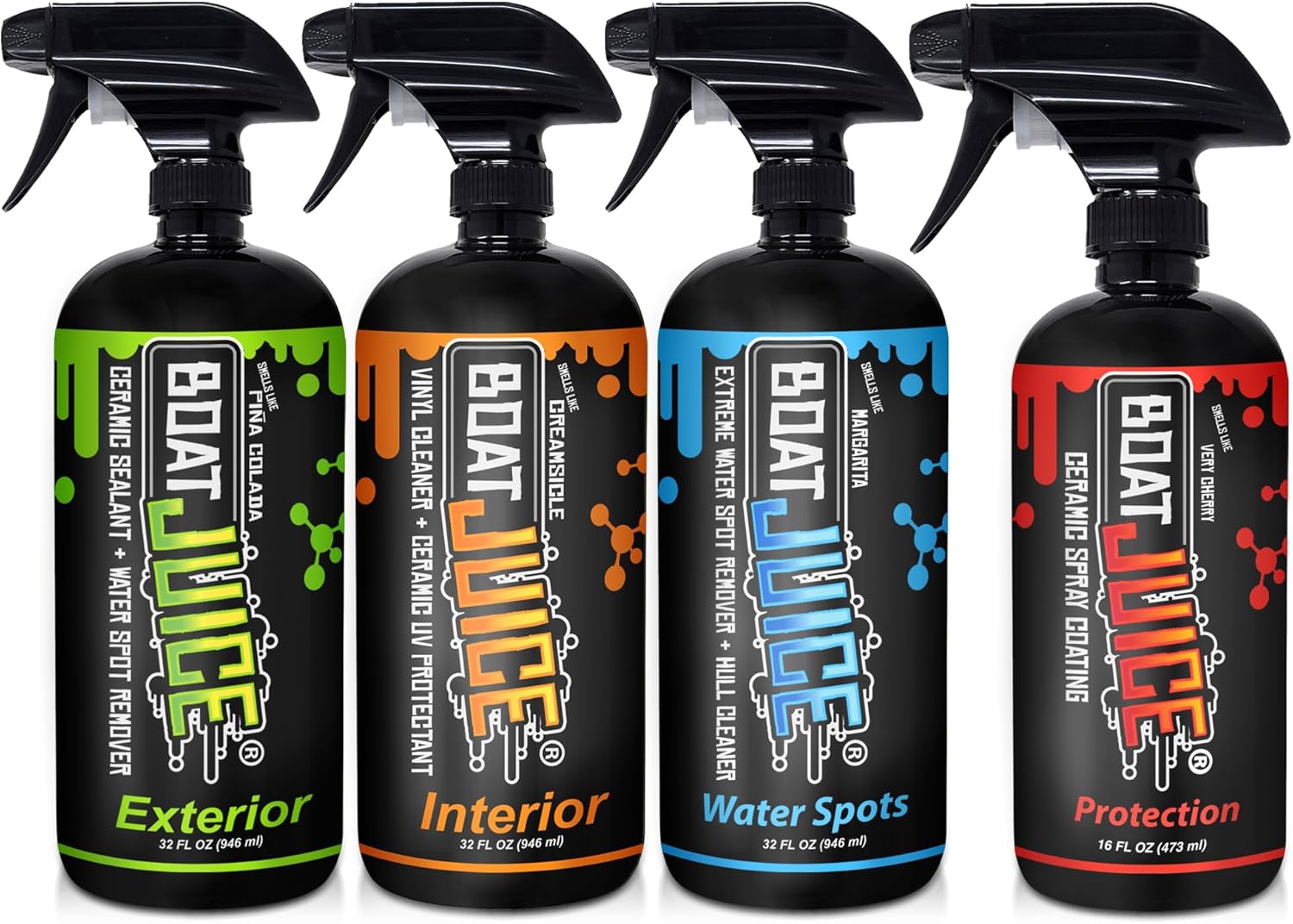 Boat Juice Exterior, Interior, Extreme & Protection Boat