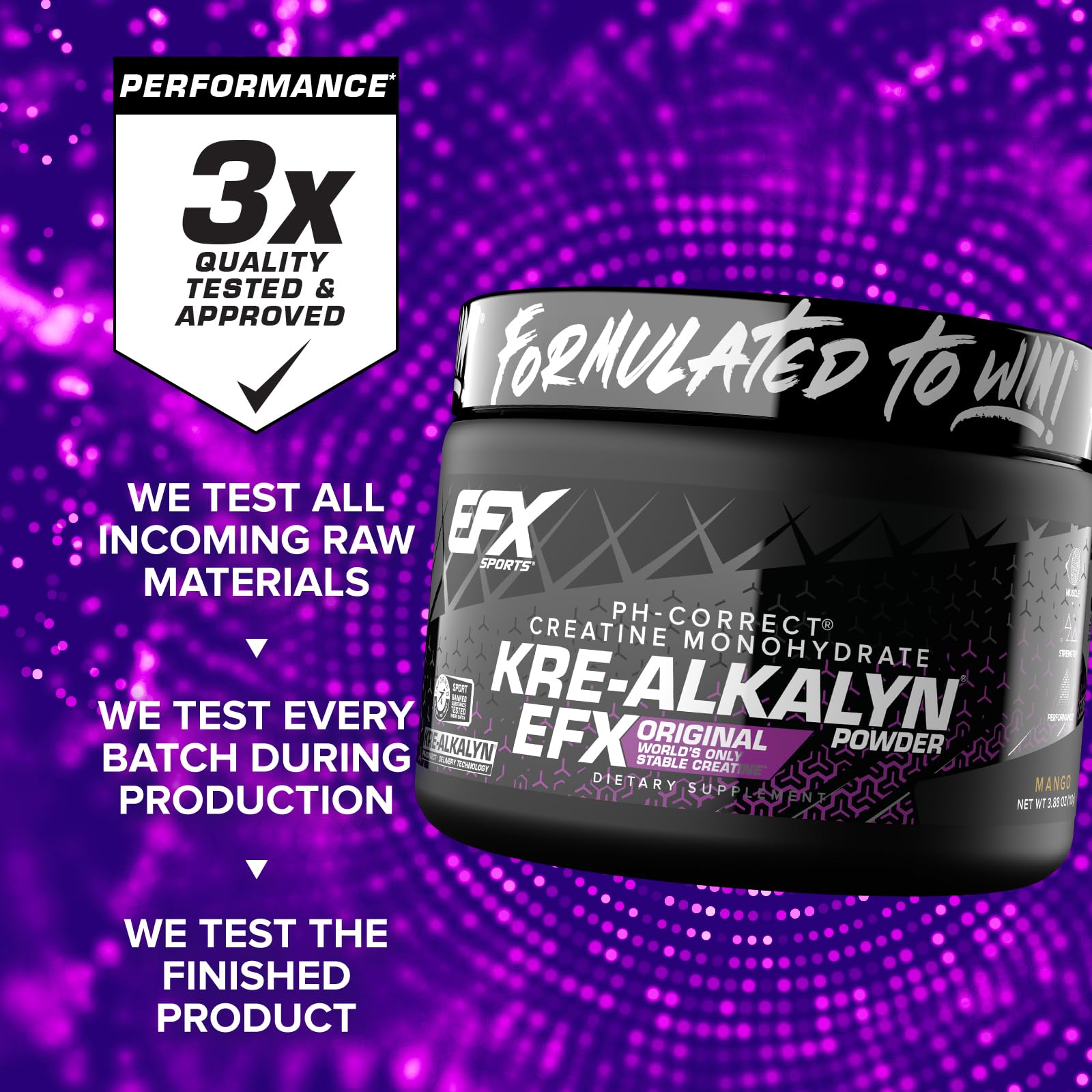 Amazon.com: EFX Sports Kre-Alkalyn EFX Powder | pH Correct