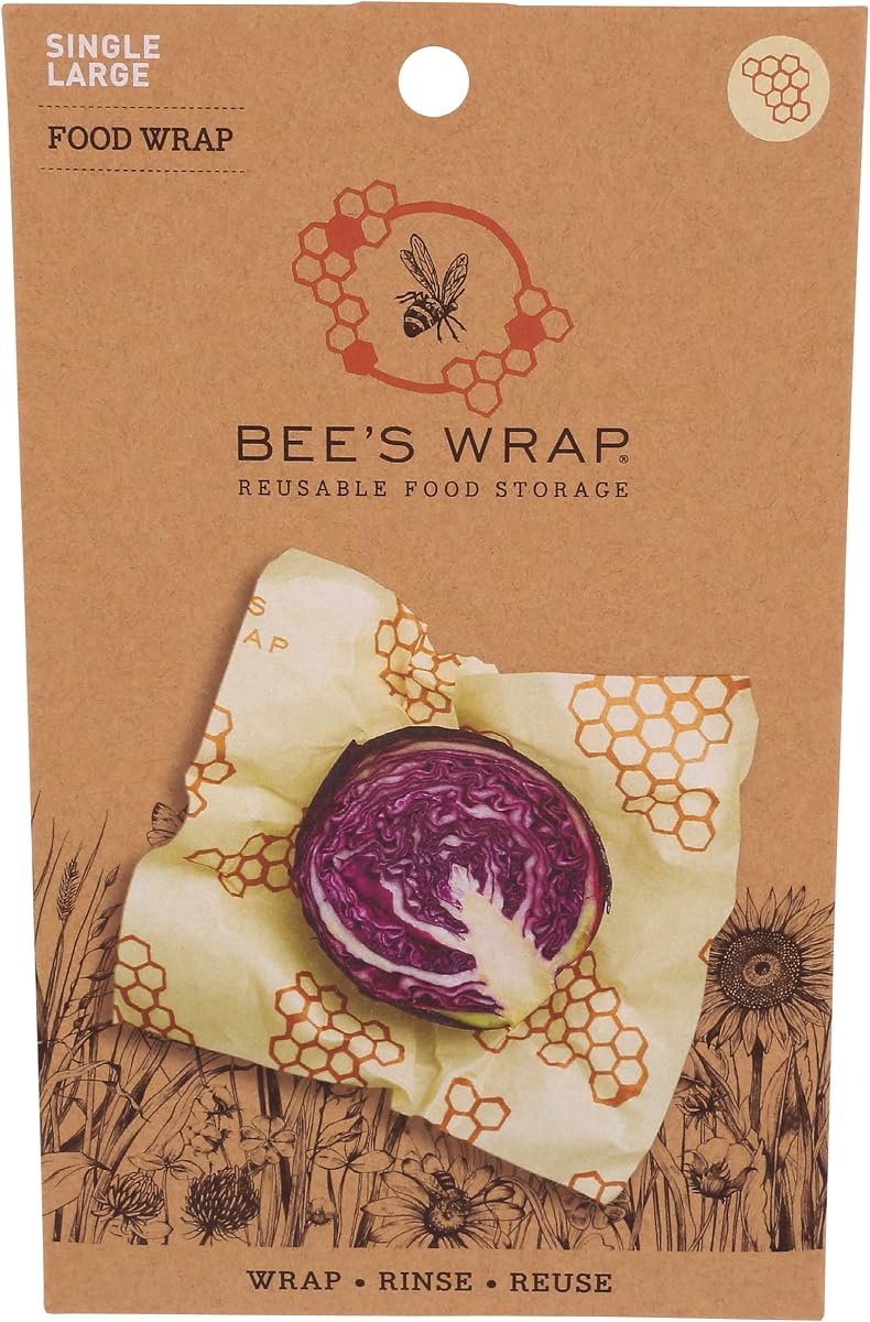 Bees Wrap Wax Cloth Food Wrap Large, 1 EA