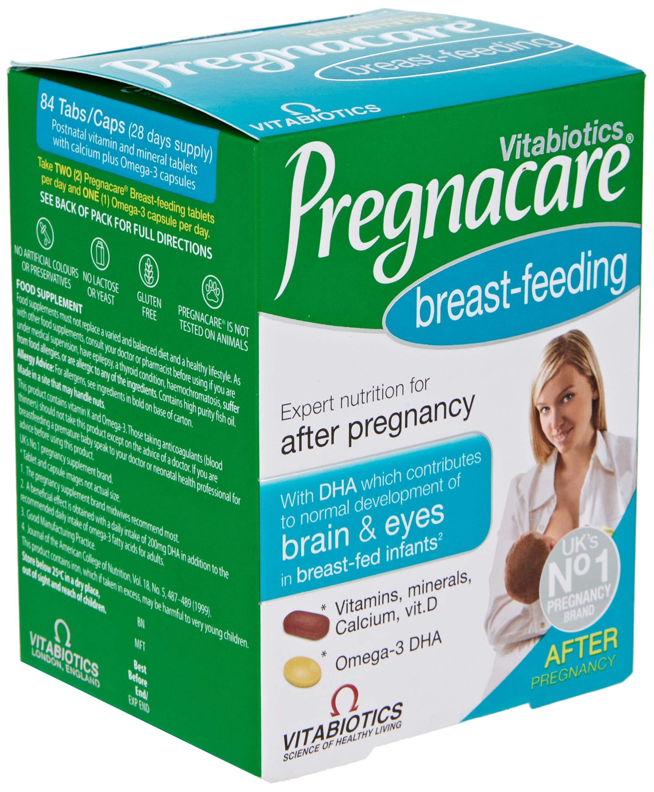 Vitabiotics Pregnacare Breast-Feeding Tablets and Capsules, 84