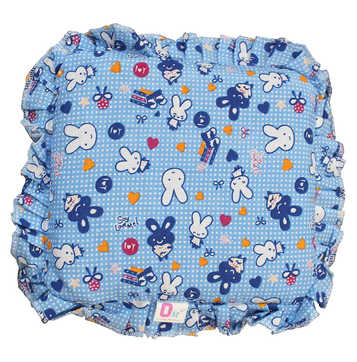 ANGAAKAR CLOTHINGS Newborn Baby Mustard Seeds Pillow For Head Shape Soft Cotton Rai Pillow For Infants Neck Support Takiya 0-12 Months Pack of 1