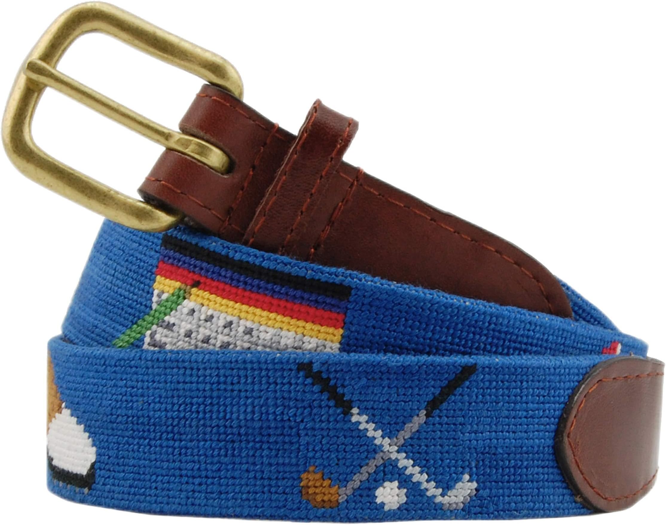 Smathers & Branson Men's Needlepoint Belt