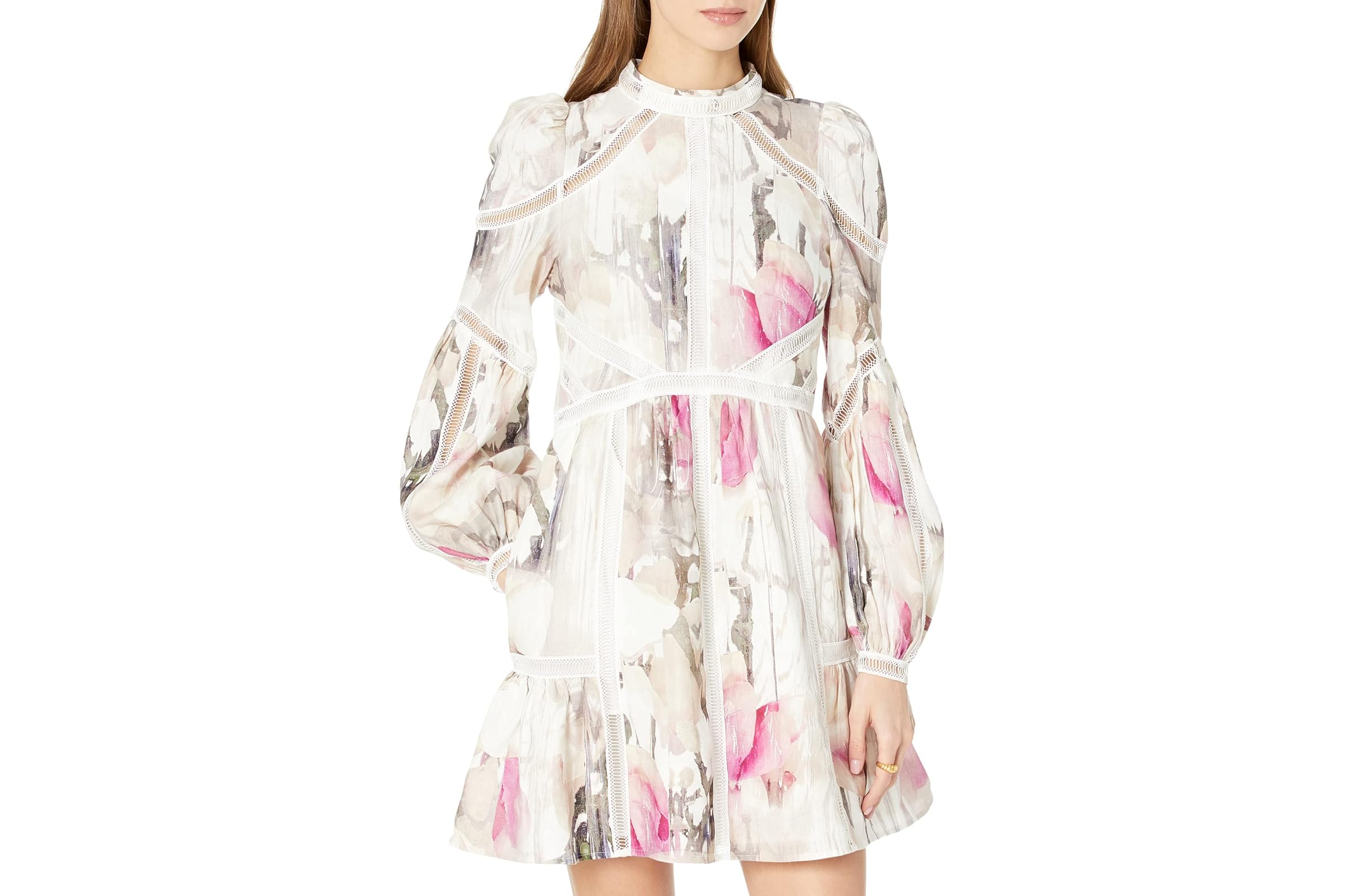 Платье Ted Baker Fleurz Linen Mini Dress