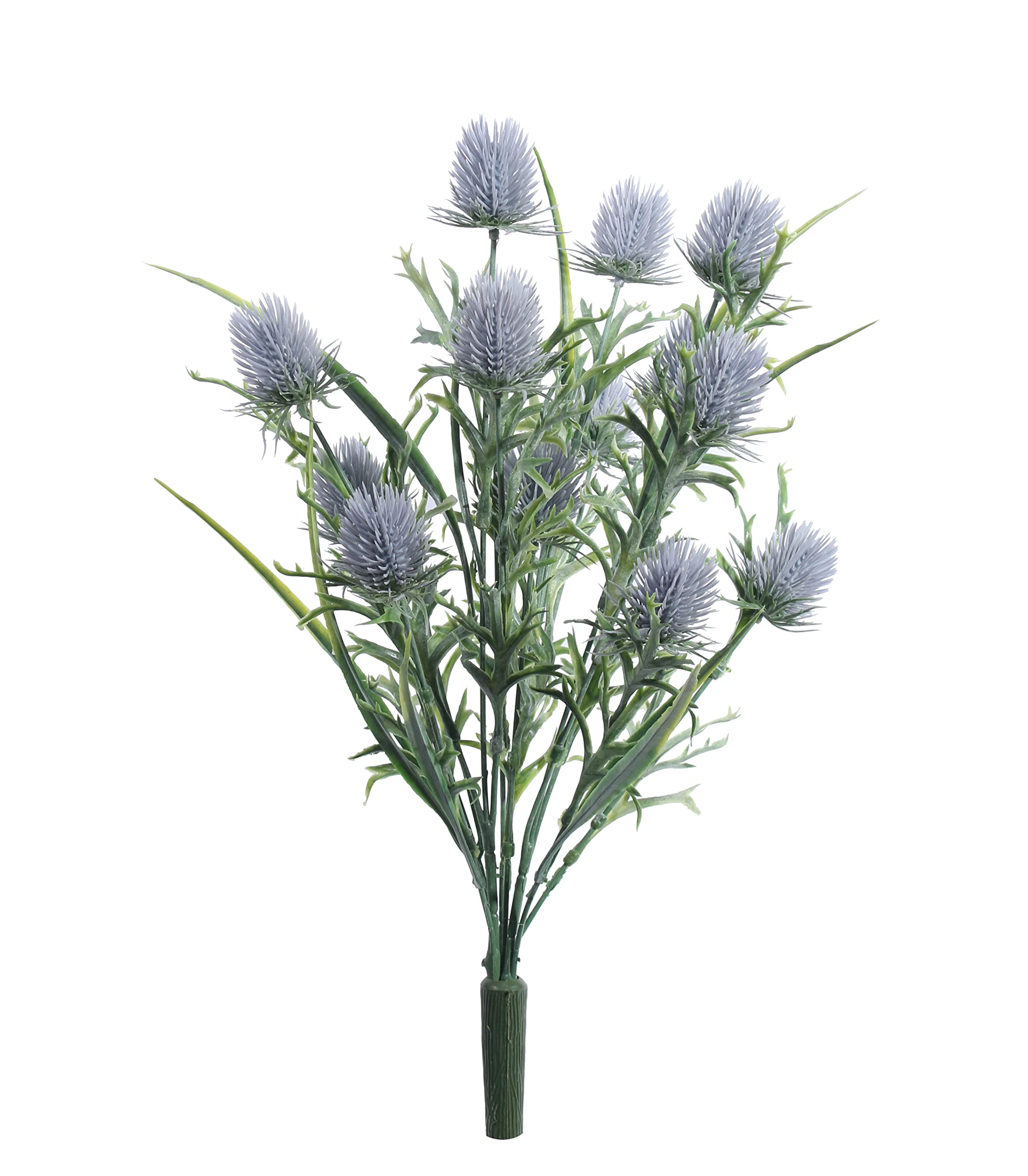 Apac41cm Artificial Thistle Bush, Silk Flowers Perfect for Home Wedding Party Decorations Flower Arrangements