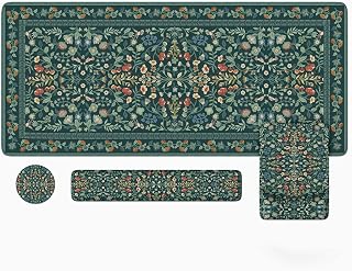 iLeadon Ergonomic Mouse Pad Set with Wrist Rest Non-Slip Desk Mat Set