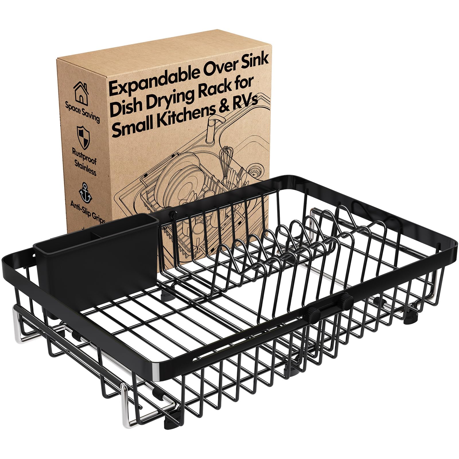 MAJALiS Dish Drying Rack Over The Sink - racks and holders | Mubboo