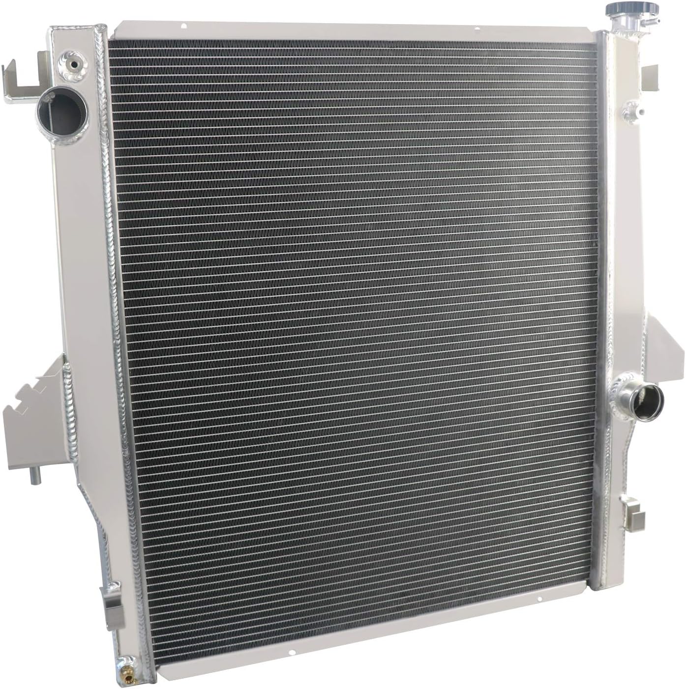All Aluminum Radiator for 2002-2006 Dodge Ram 1500 2500 3500 8.0 8.3 V10 GAS Engine, 2003 2004 2005, 2 Row Core
