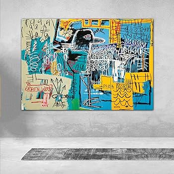 Amazon.co.jp: ジャン=ミシェル・バスキアの鳥ウォールアートプリント