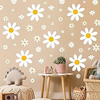 Vista 1 de TaoBary 165 piezas de calcomanías de pared de margaritas grandes, 15 hojas, calcomanías de vinilo para despegar y pegar, calcomanías florales