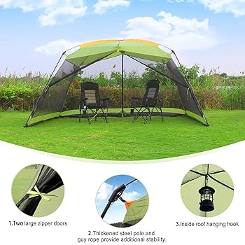 Amazon.com: Hyper Venture Screen House 13x9 FT 4 Mesh Walls