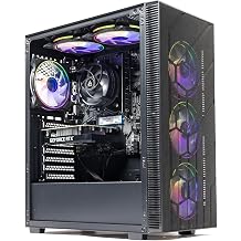 GTR Gaming - high-performance PSU-650W gaming PC- AMD Ryzen 5 5500, GeForce RTX 3050 6GB, 16GB 3200MHz DDR4 RAM,1TB NVMe SSD, Windows 11 Desktop Computer, Wi-Fi, ARGB Case,Stability Prebuilt PC.