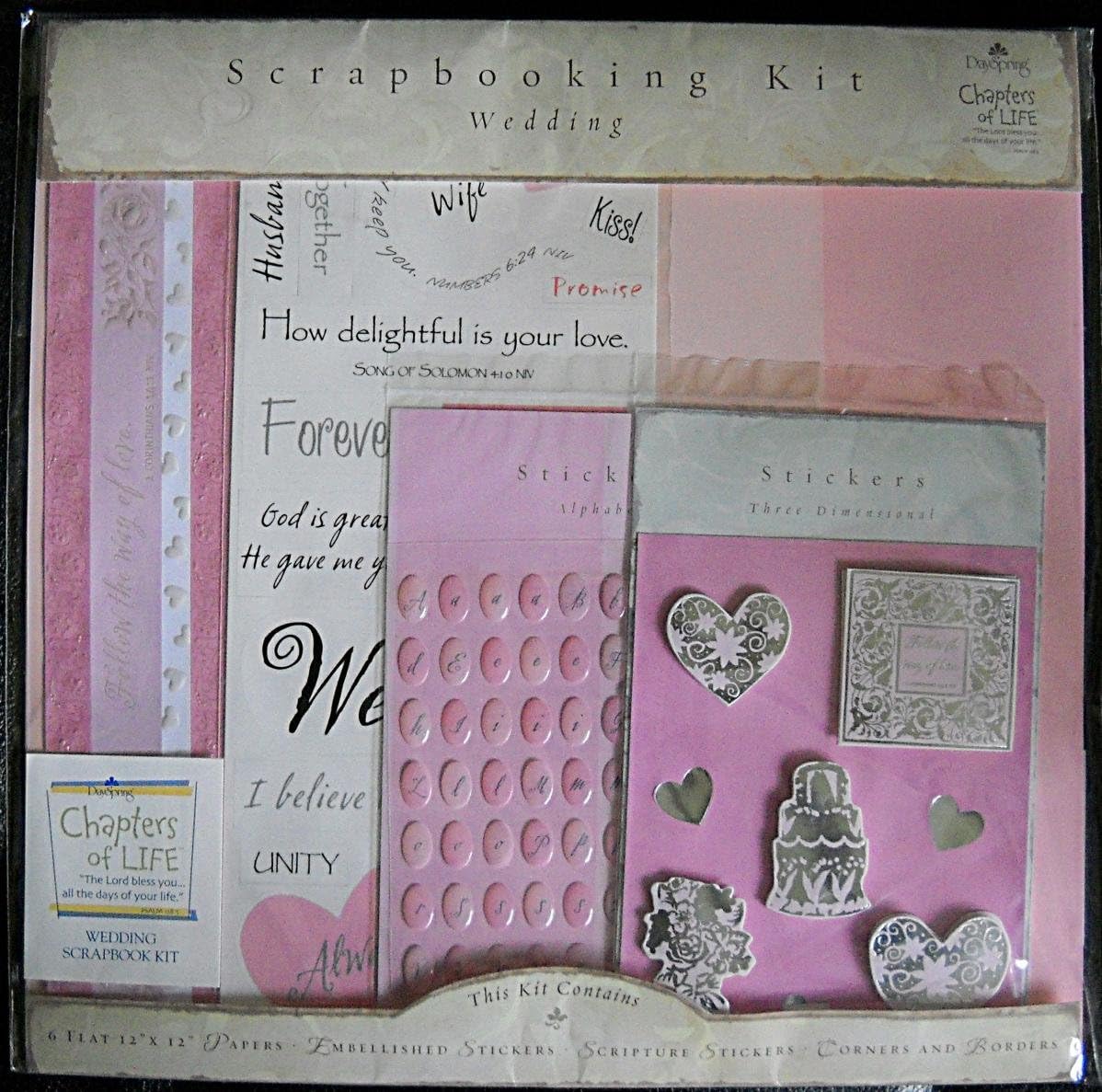 Wedding Inspirational 12" x 12" Scrapbook Kit (45514)