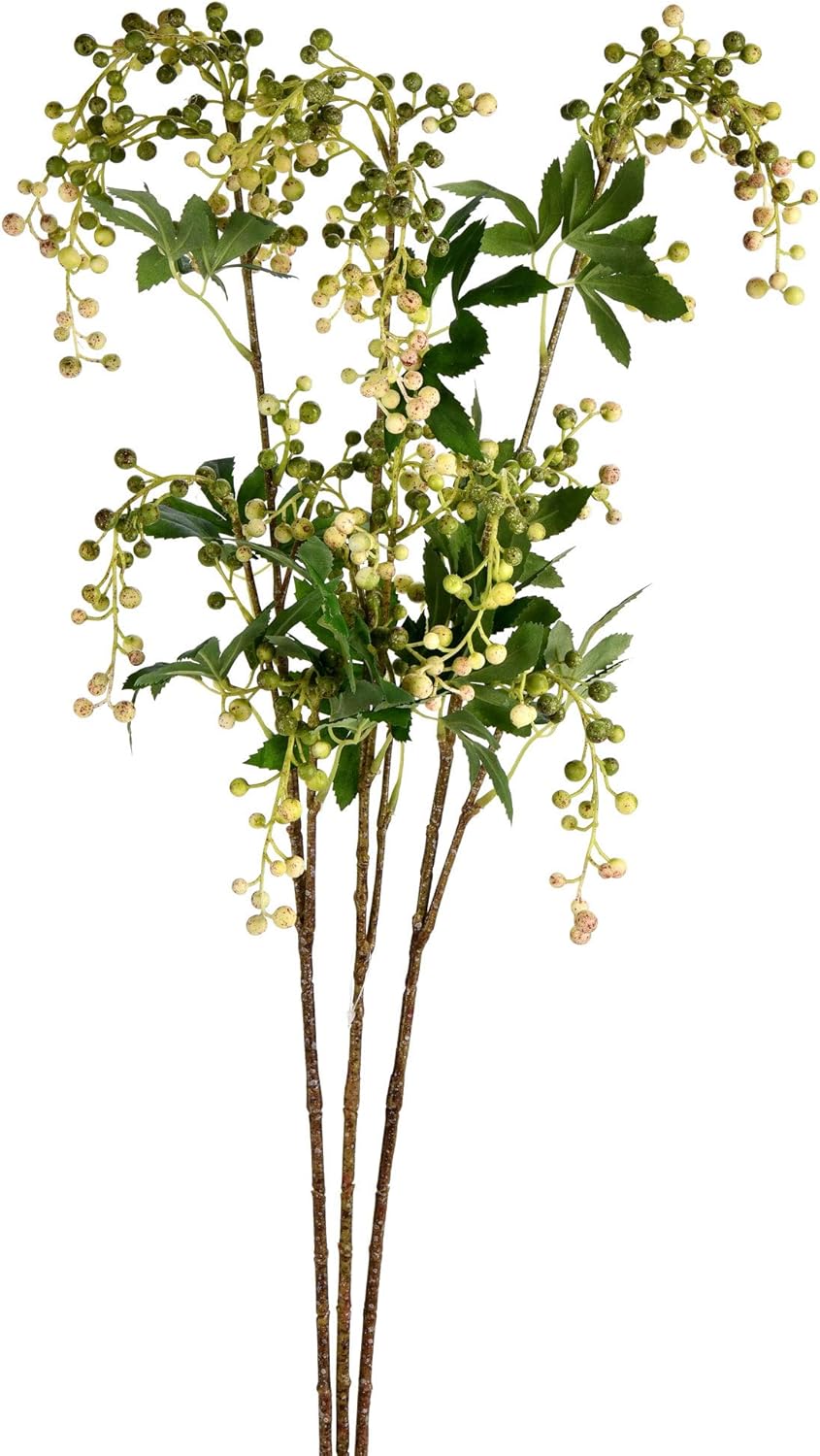 Vickerman 38" Artificial Green Berry Spray. There are 3 Sprays per Pack.