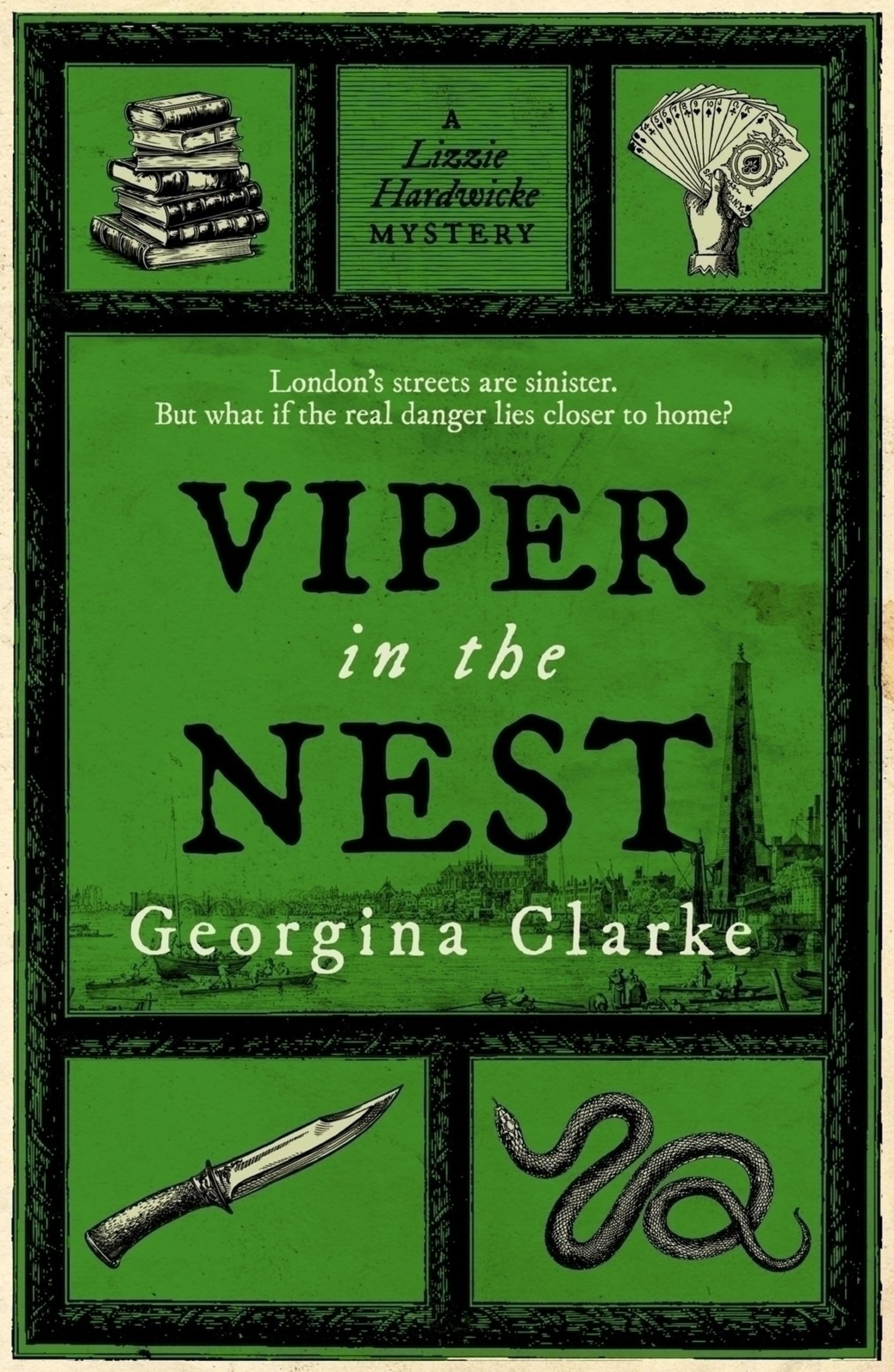Viper In The Nest (A Lizzie Hardwicke Novel). Clarke 9780857308955 New**