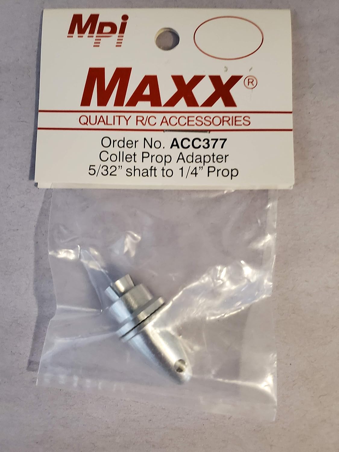 Collet Prop Adapter 5/32" Shaft to 1/4" Prop Patio, Lawn