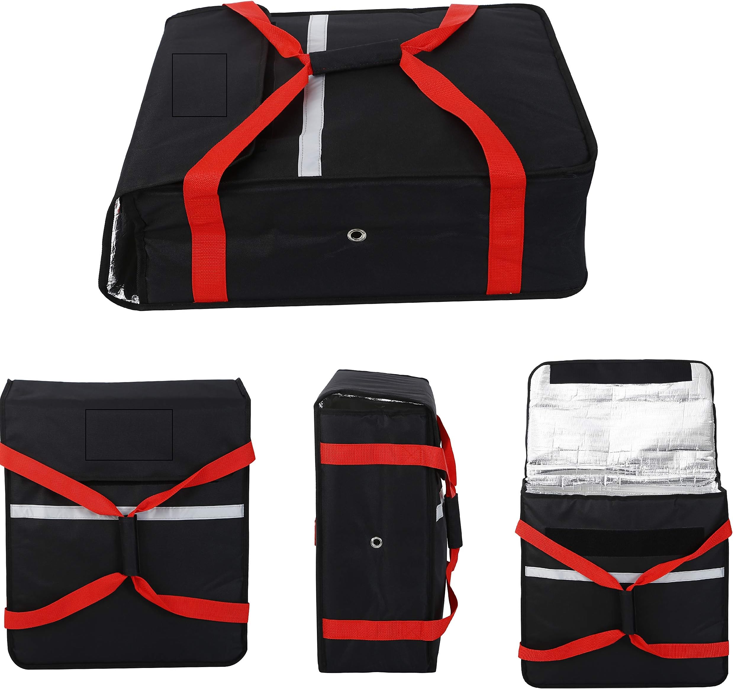 Heavy Duty Pizza Delivery Bag Size 20"x20"x8" Full Insulated all Side 51x51x20cm