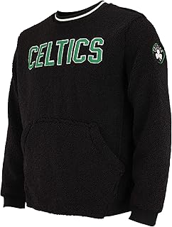 FISLL NBA Men's Moto Sherpa Crew Neck Sweatshirt, Team Variation