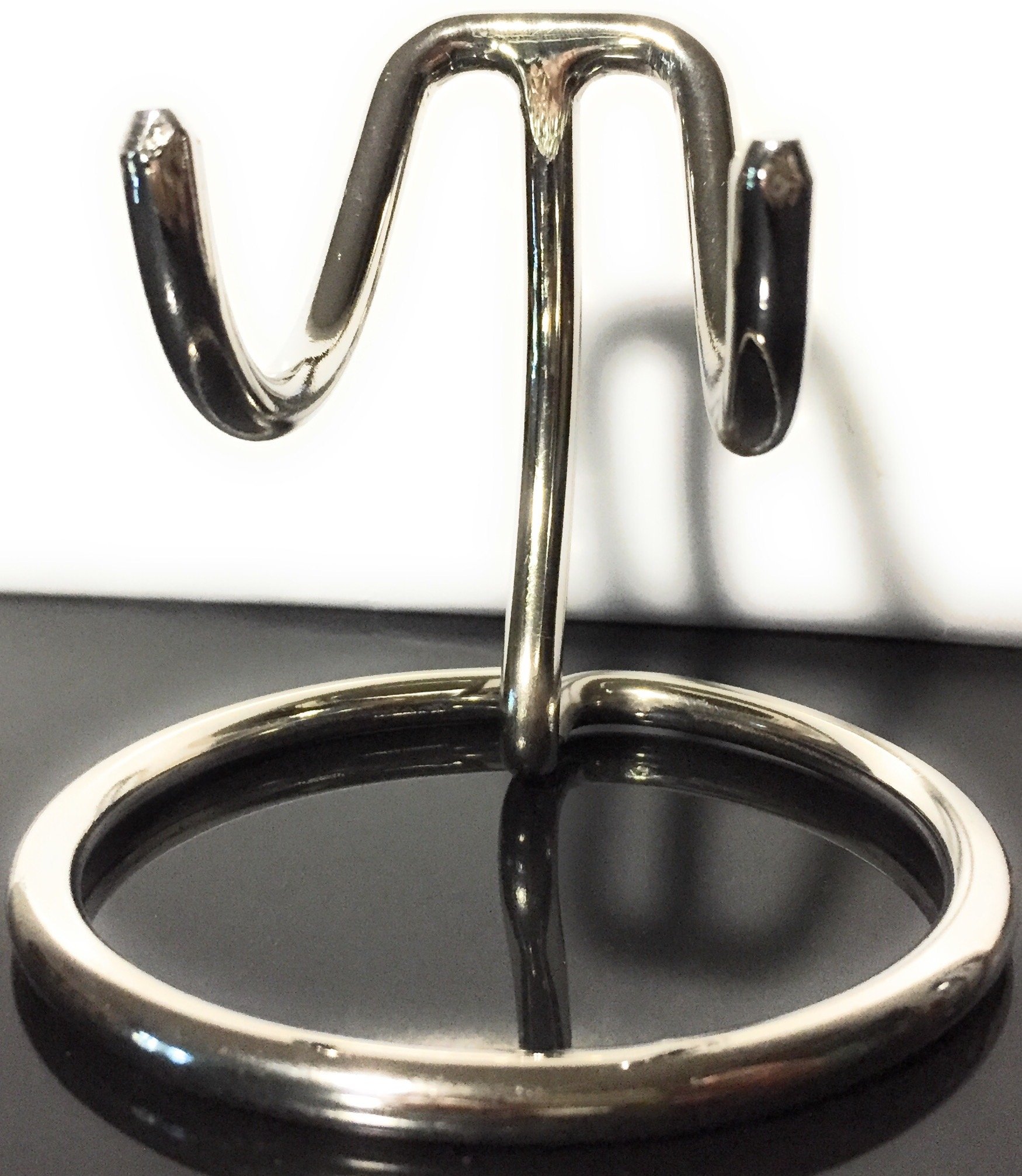 RecoveryChip Chrome Urn Stand for 3 Inch Heart Shaped Pet Small Dog Cat Urns