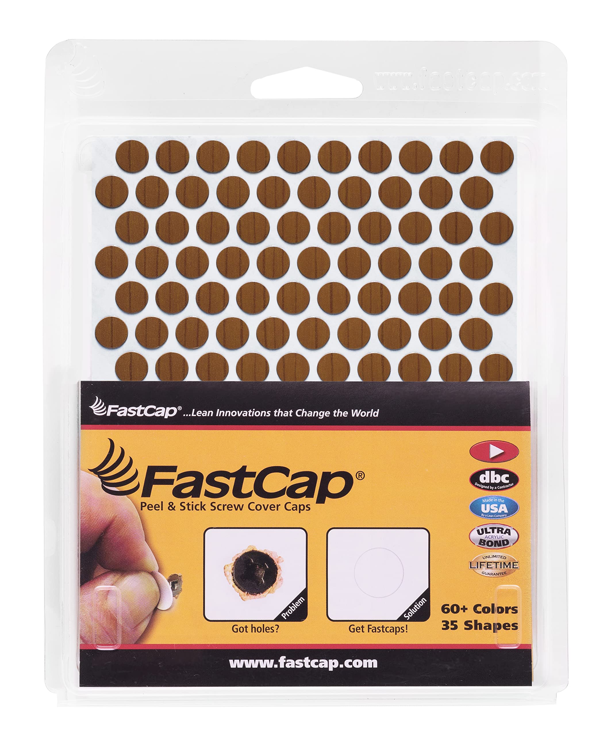 Cache-trous de vis 9mm grain de bois masquage parfait et durable pour meubles 600 pastilles