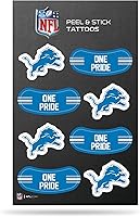 Vista 58 de Rico Industries NFL Footbal Peel & Stick Temporary Tattoos - Eye Black - Game Day Approved!