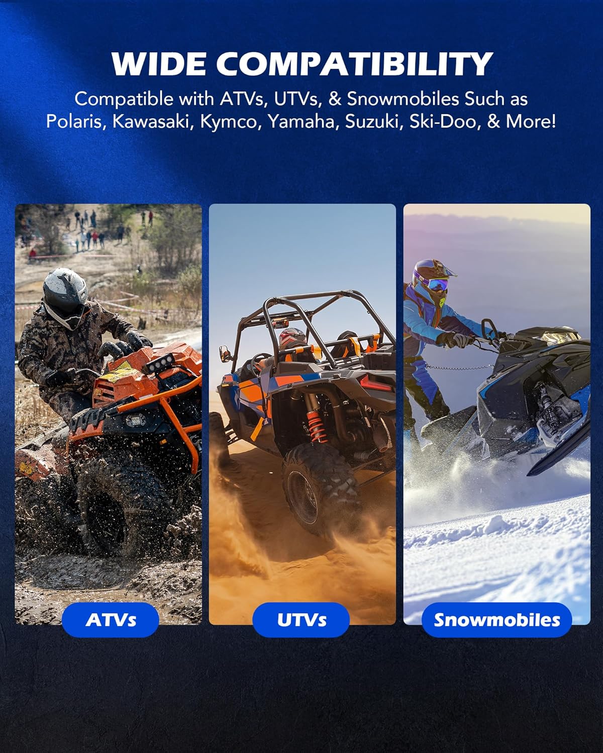 Orion Motor Tech Clutch Compression Tool, ATV UTV Snowmobile Secondary Clutch Compression Tool CCT510 Compatible with Polaris Kawasaki Yamaha, Primary Clutch Compression Tool for Clutch Maintenance