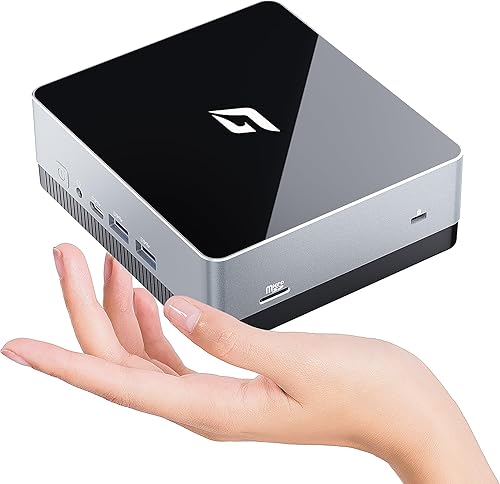 Nano J1 Linux Mini PC, Intel N5095A Quad-Core, 4GB RAM, 128GB PCIe SSD, 4K Dual Display, WiFi, Tipo-C, RJ45, VESA, Ubuntu OS