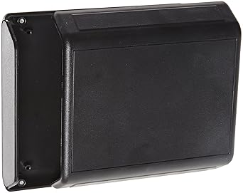 BUD Industries PC-11555 Plastic Style G Box 5.5" L x 5.25" W x 1.63" H, Black