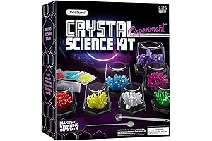 Crystal Growing Kit for Kids Ages 8-12: Top-Rated Science Experiments Gift