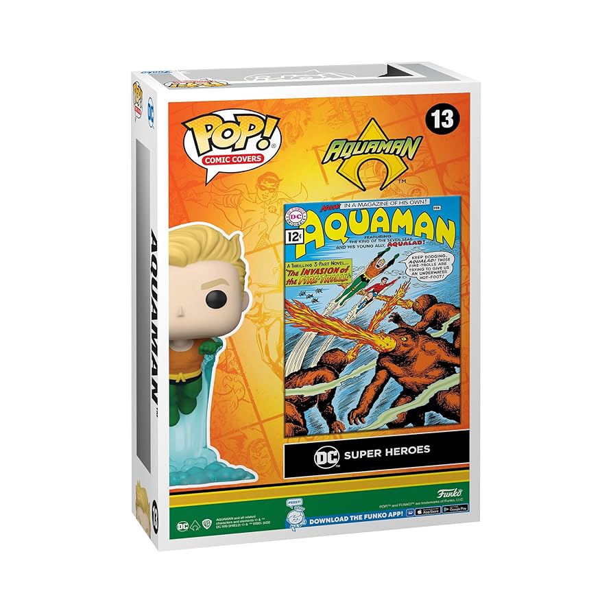 Funko pop! コミックカバー アクアマン フィギュア 13 Funko pop! コミックカバー アクアマン フィギュア 13 Amazon