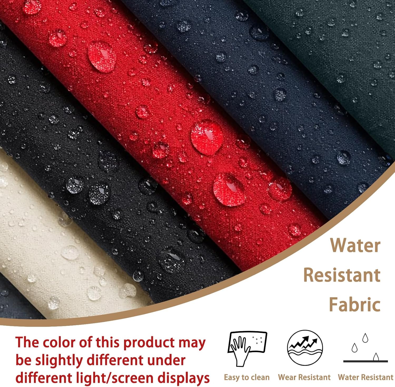 14 Pcs Outdoor Cushion Slipcovers, Patio Furniture Cushion Cover Raplacement, Water-Resistant Patio Furniture Cushion Covers with Zipper (Blue, 23.6Lx23.6Wx4.33H)