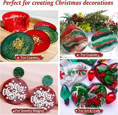 Miniatura 6 de Resina epoxi, resina epoxi transparente de 8.8 oz cristalina, sin amarillamiento ni burbujas, autonivelante, fácil de verter, fácil de mezclar 1:1