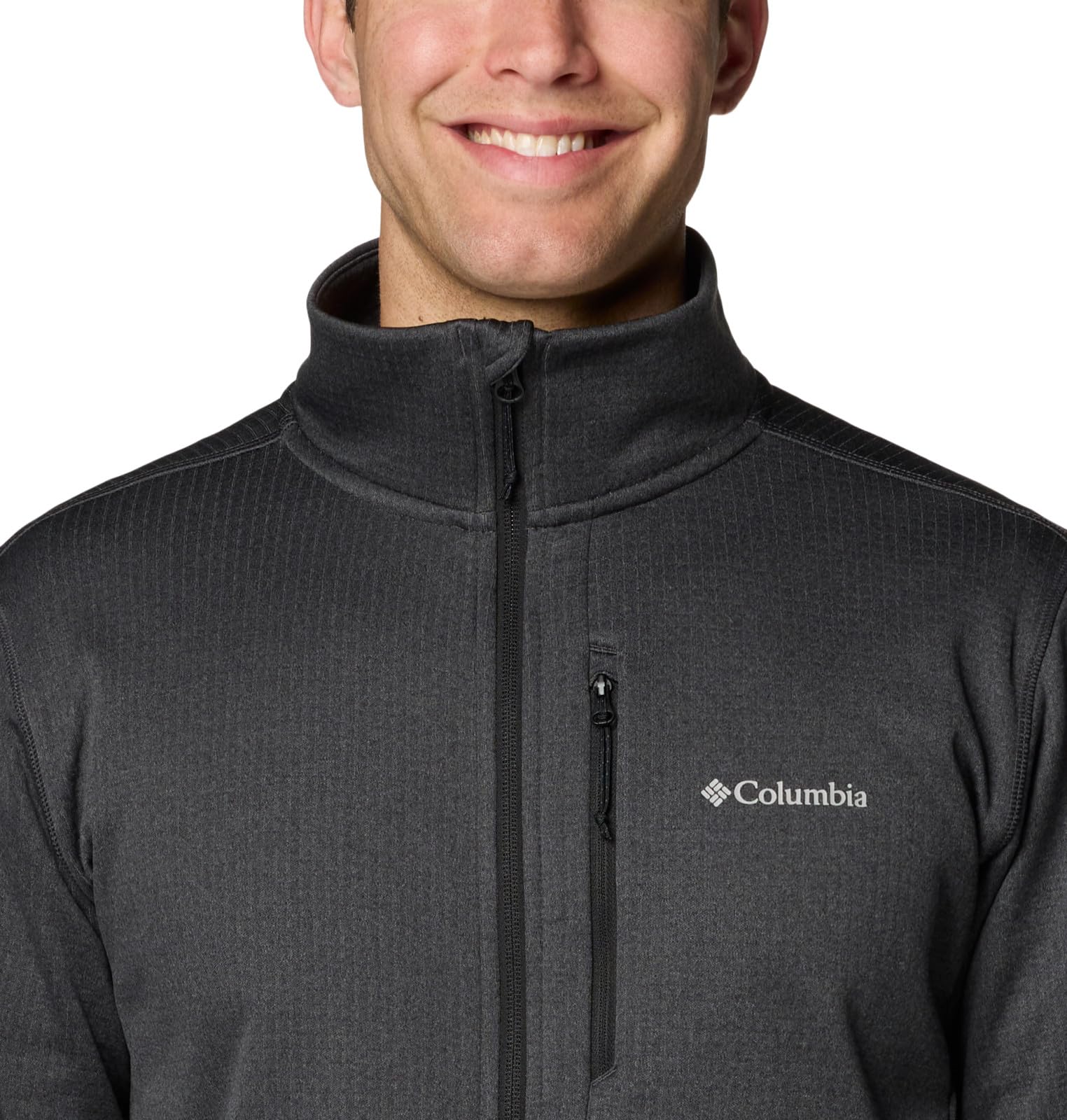 Columbia Park View Chaqueta polar con cremallera para hombre