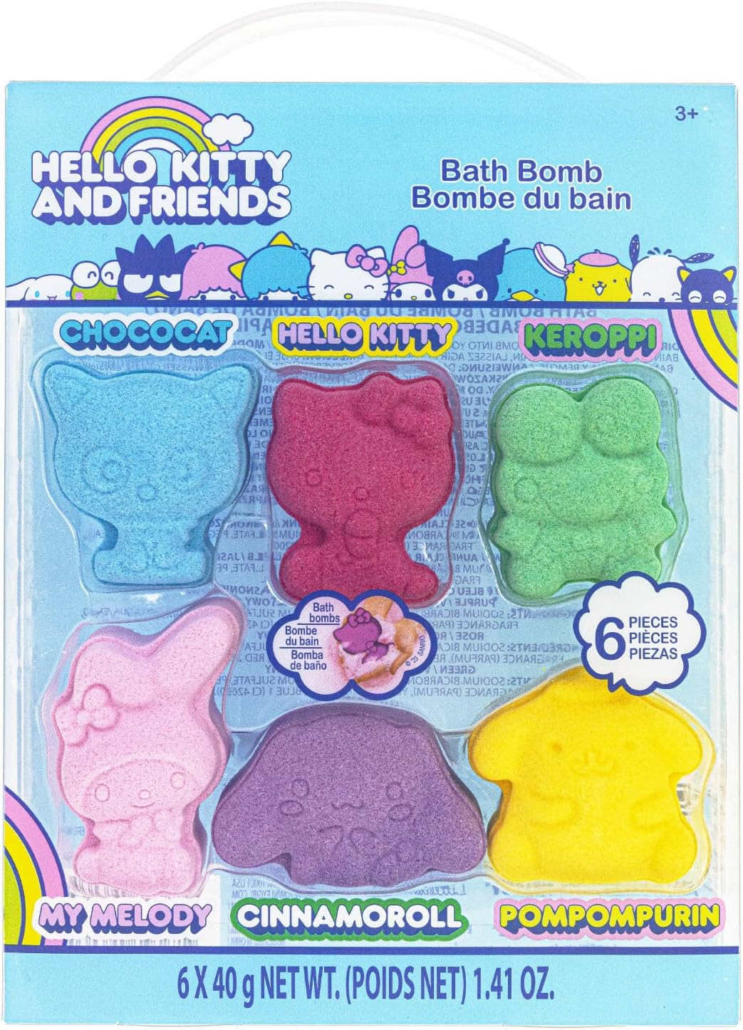 Hello Kitty and Friends Bath Bombs Set, 6...
