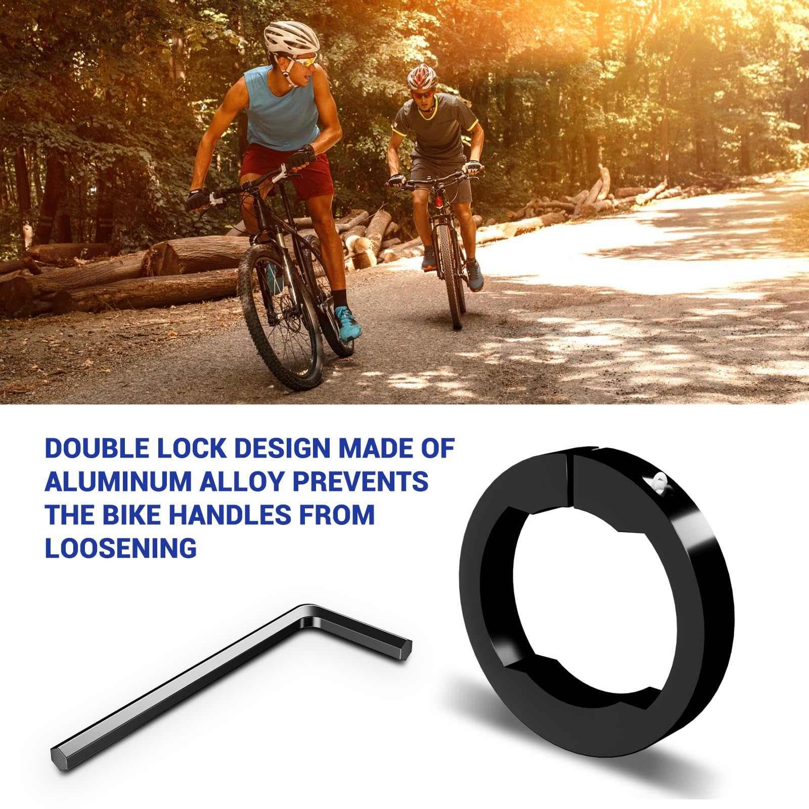 Uchwyty rowerowe, antypoślizgowe, ergonomiczne wzornictwo, uchwyty rowerowe na kierownicę MTB, antypoślizgowe, gumowe, do rowerów elektrycznych 22,2 mm, rowerów trekkingowych, górskich