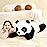 IKASA Giant Panda Stuffed Animal Plush Toy,30 Large Cute Jumbo Soft Toys,Huge Big Size Plushy Fluffy Fat Oversized Plushie,Gifts for Kids Girls