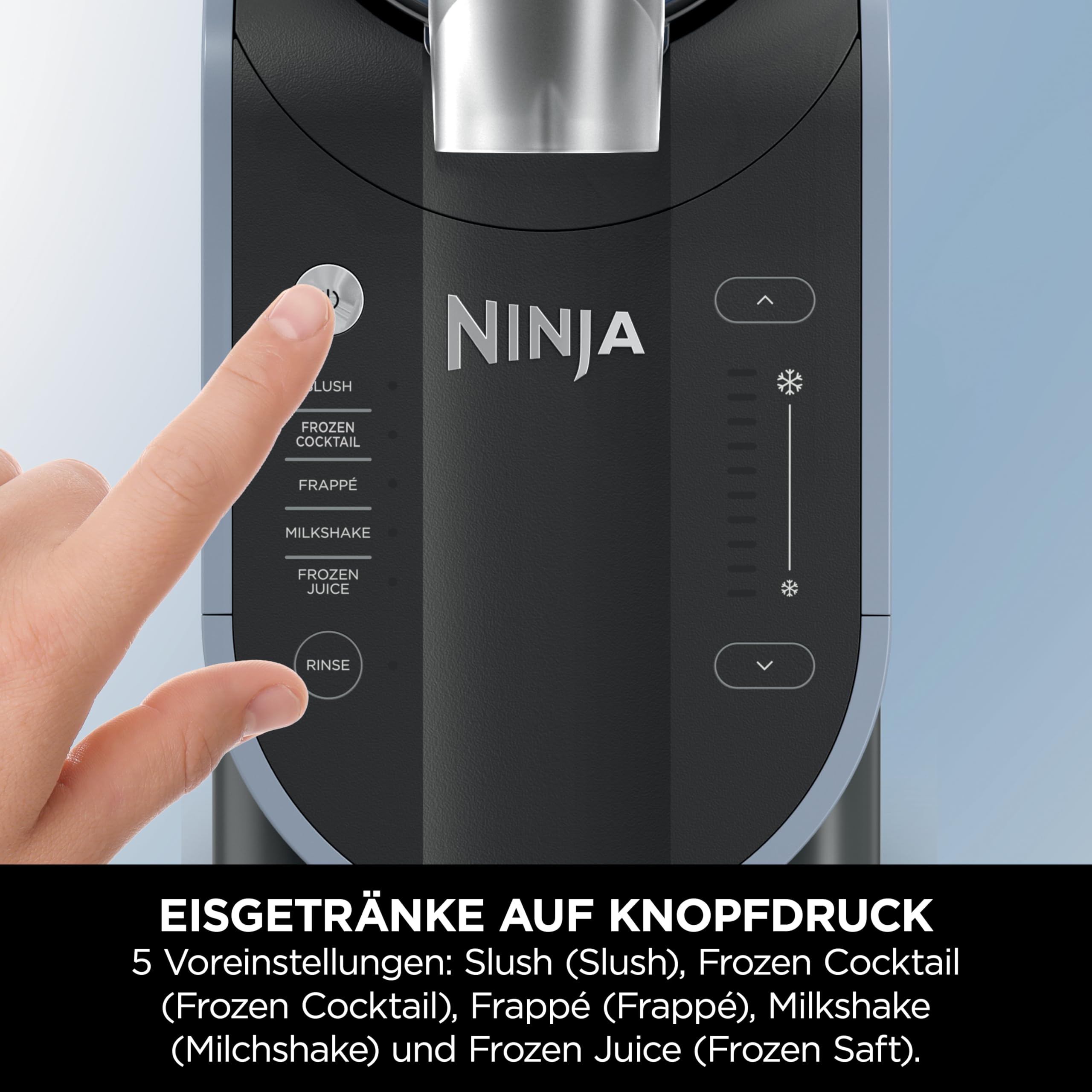Ninja SLUSHi FS301EU Eisgetränkemaschine 1,9L Blau & Grau Ansicht 7